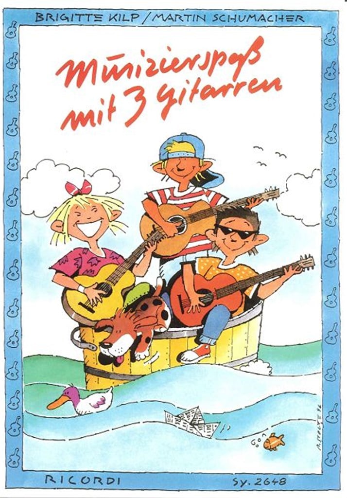 Musizierspaß mit 3 Gitarren